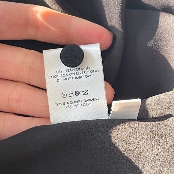 REBECCA VALLANCE Dolores Striped Satin Camisole Bias Straight Neck Ruffle Sz XS - Picture 9 of 12